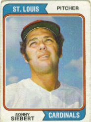 1974 Topps Baseball Cards      548     Sonny Siebert